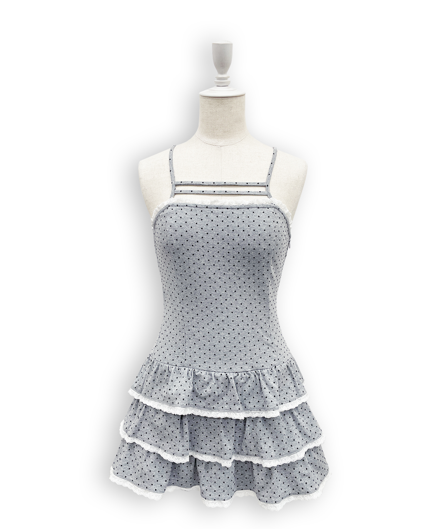 パターンキャミワンピパーカーセット