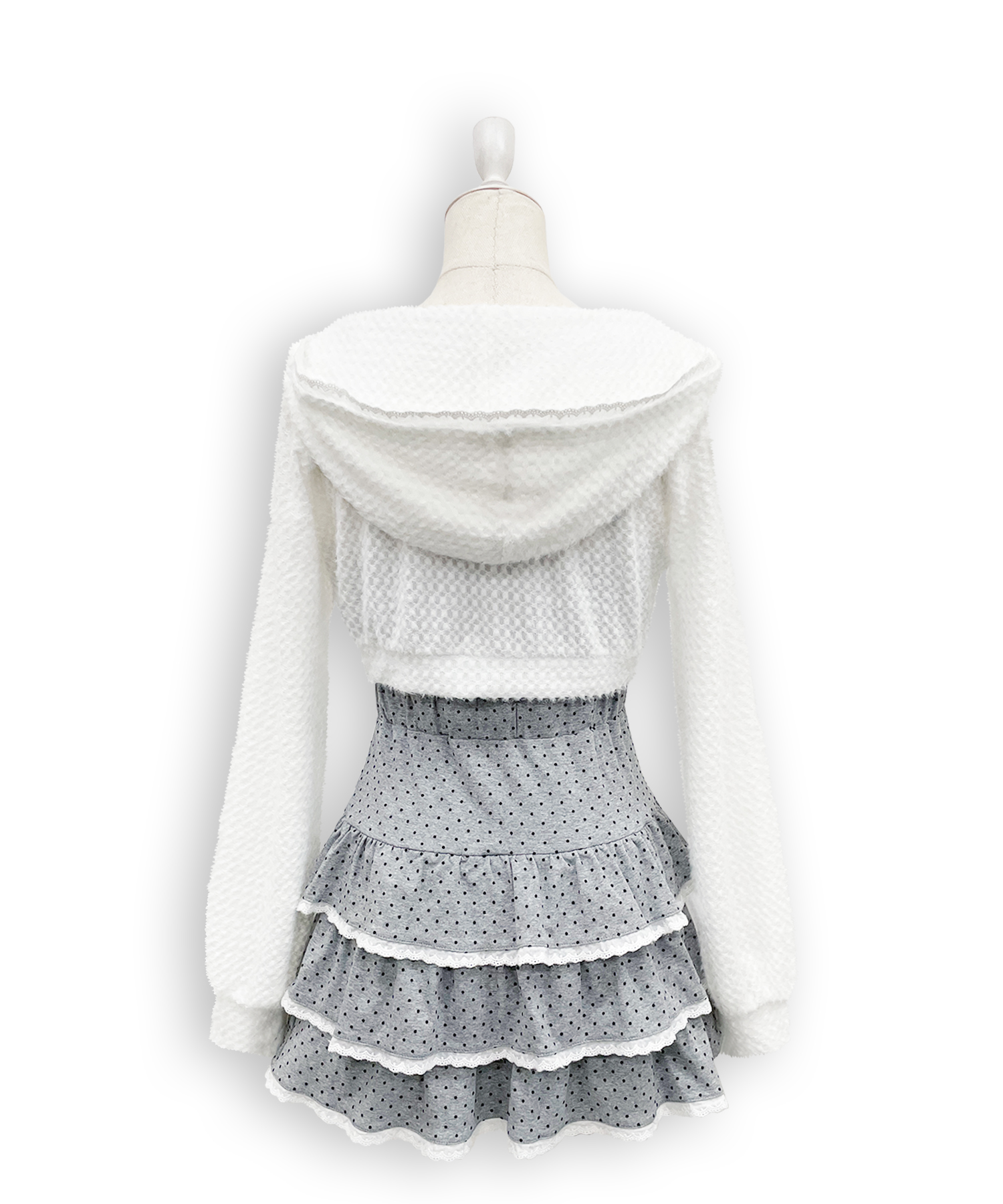 パターンキャミワンピパーカーセット