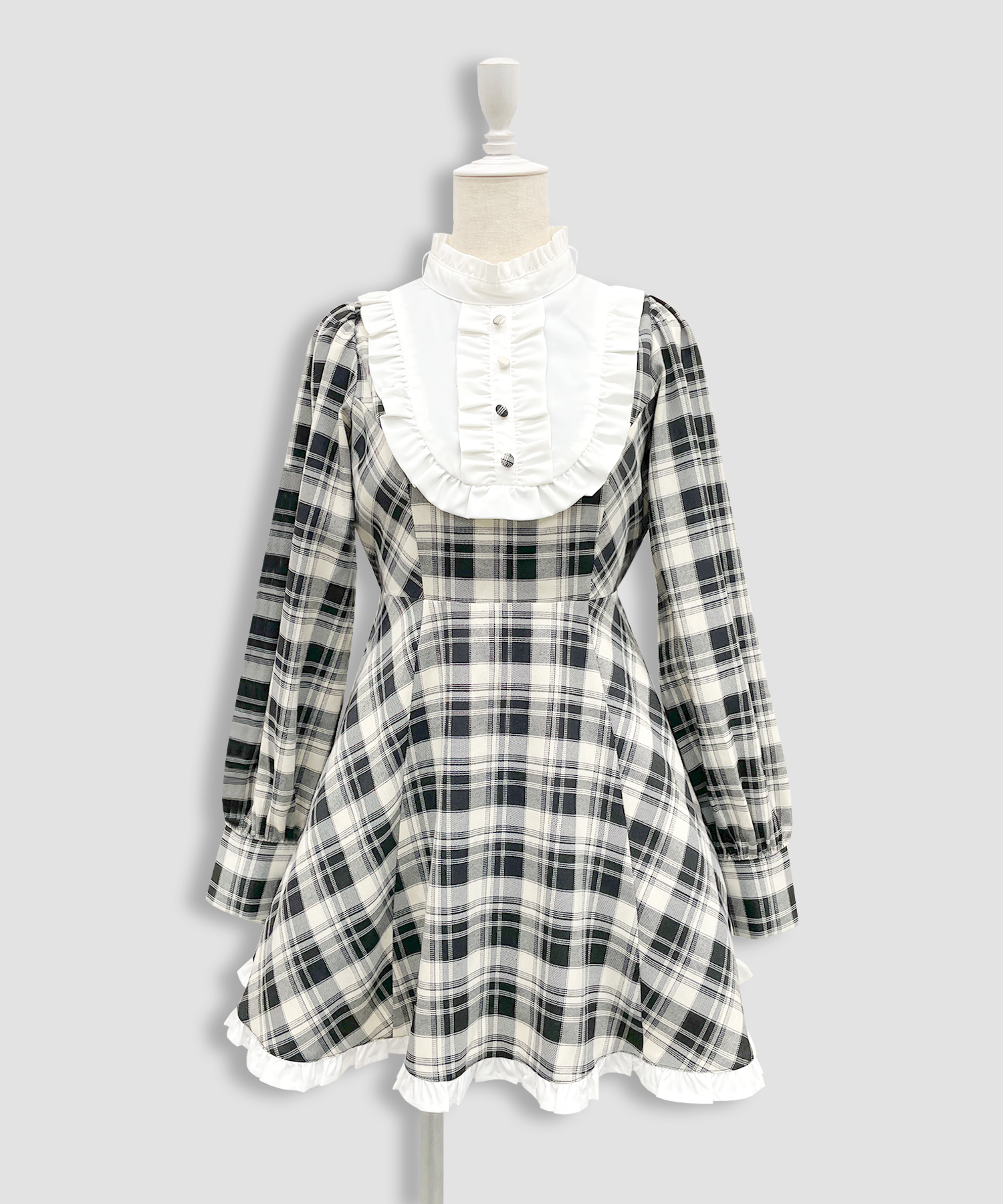 新品未使用◎ SOOR PLOOM チェックワンピース　8Y 配色ヨークチェックワンピース – BUNNY APARTMENT