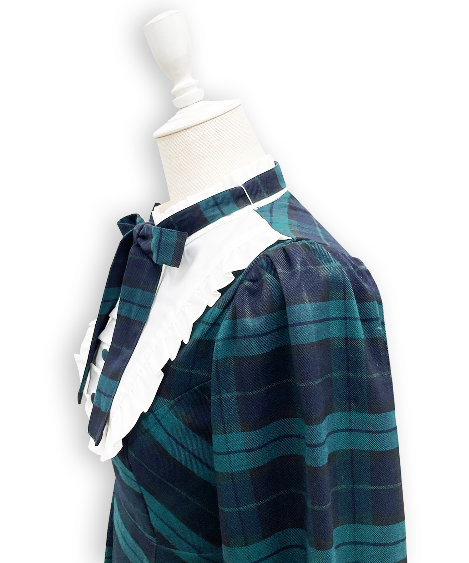 配色ヨークチェックワンピース – BUNNY APARTMENT