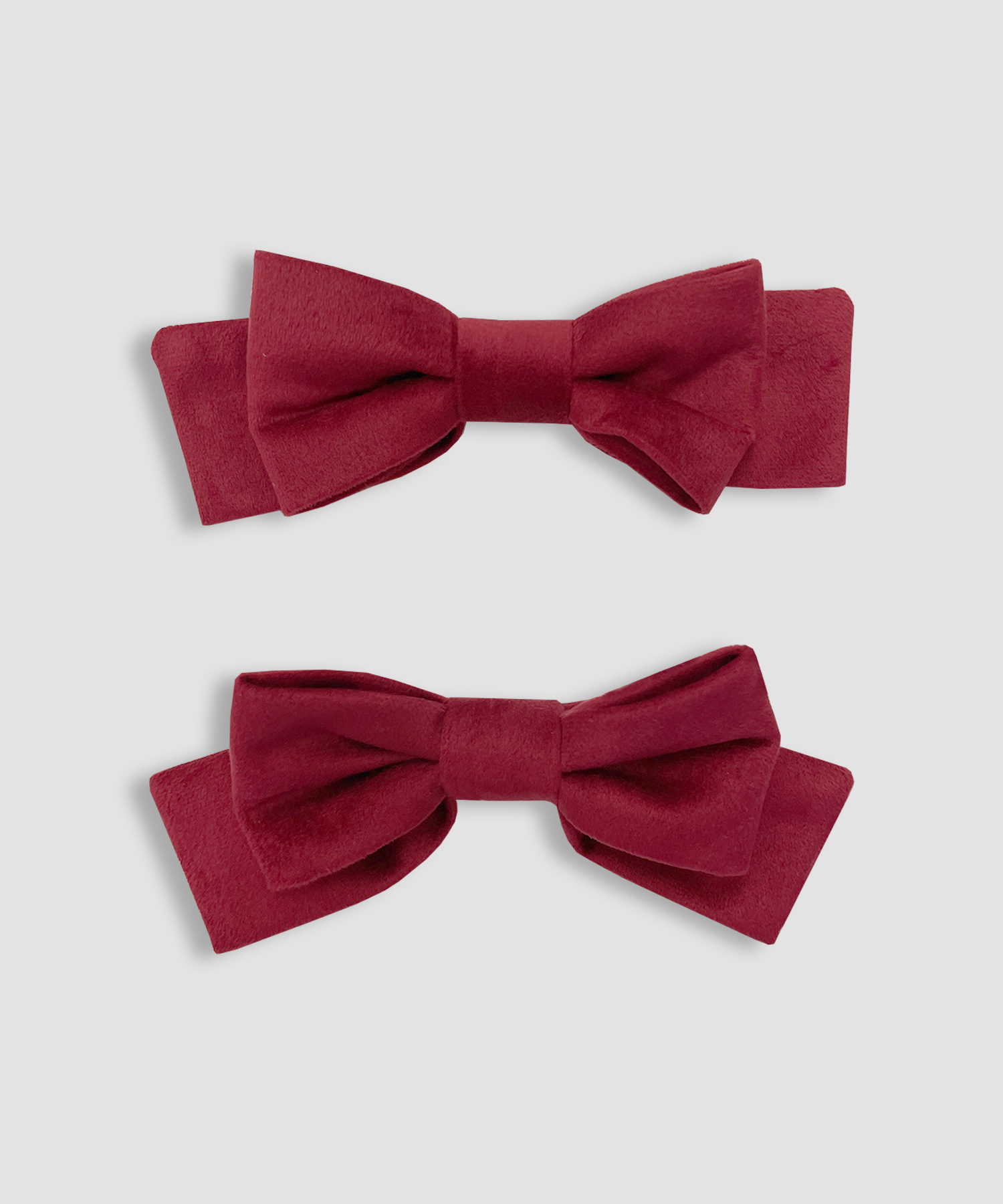 ベロアリボン配色ワンピース