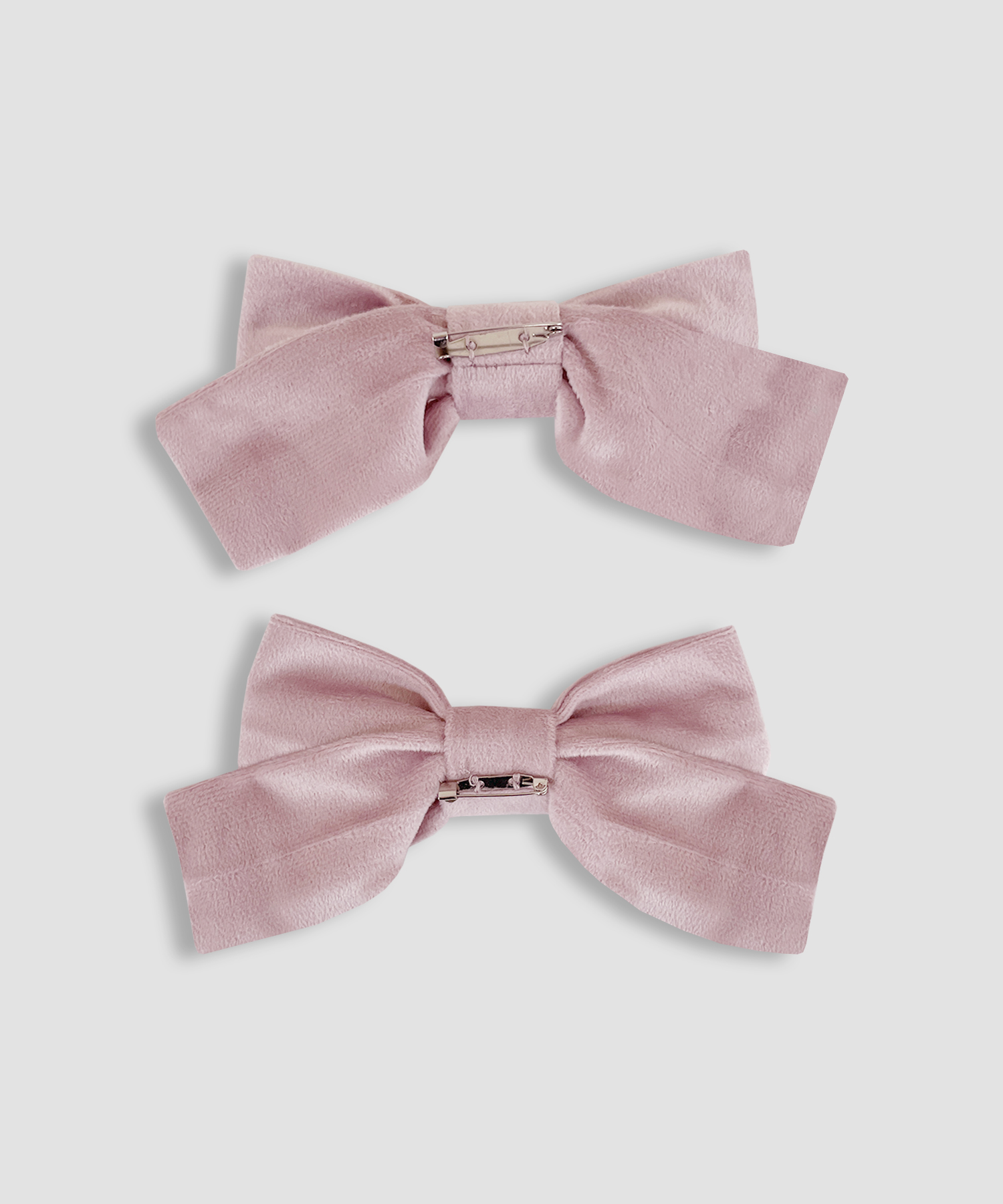 ベロアリボン配色ワンピース