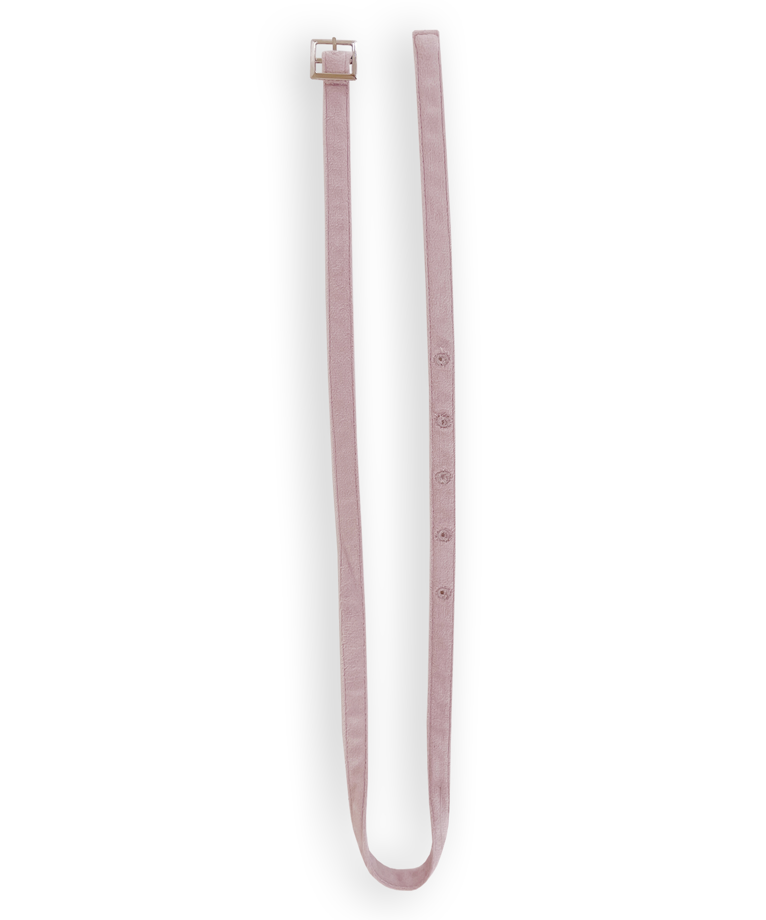 ベロアリボン配色ワンピース