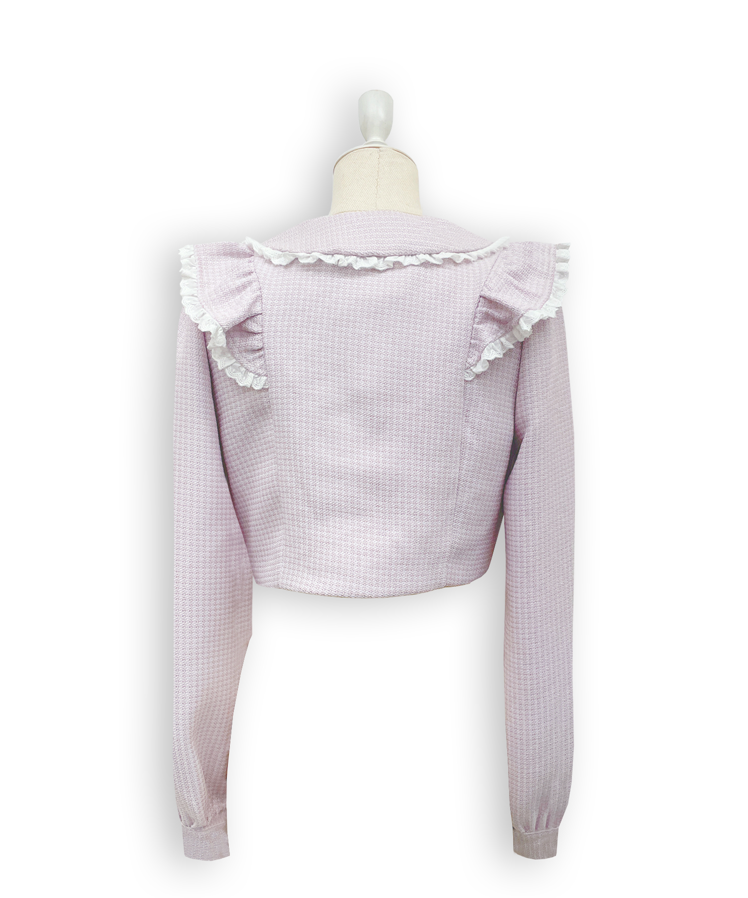 コットンレースツイードセットアップ