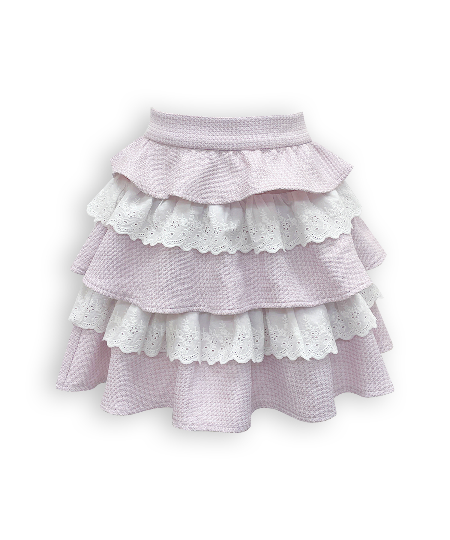 コットンレースツイードセットアップ