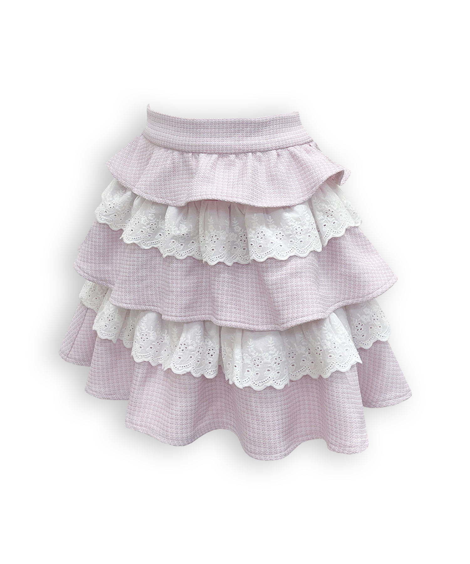 コットンレースツイードセットアップ