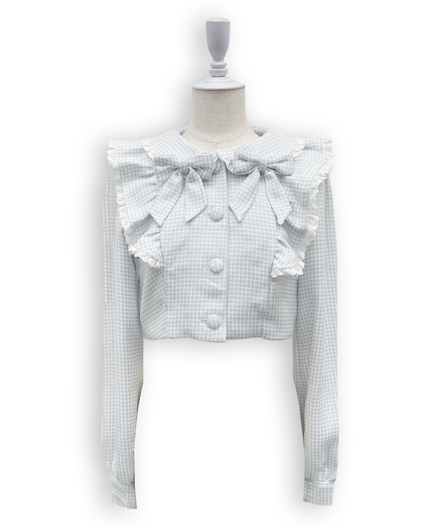 コットンレースツイードセットアップ