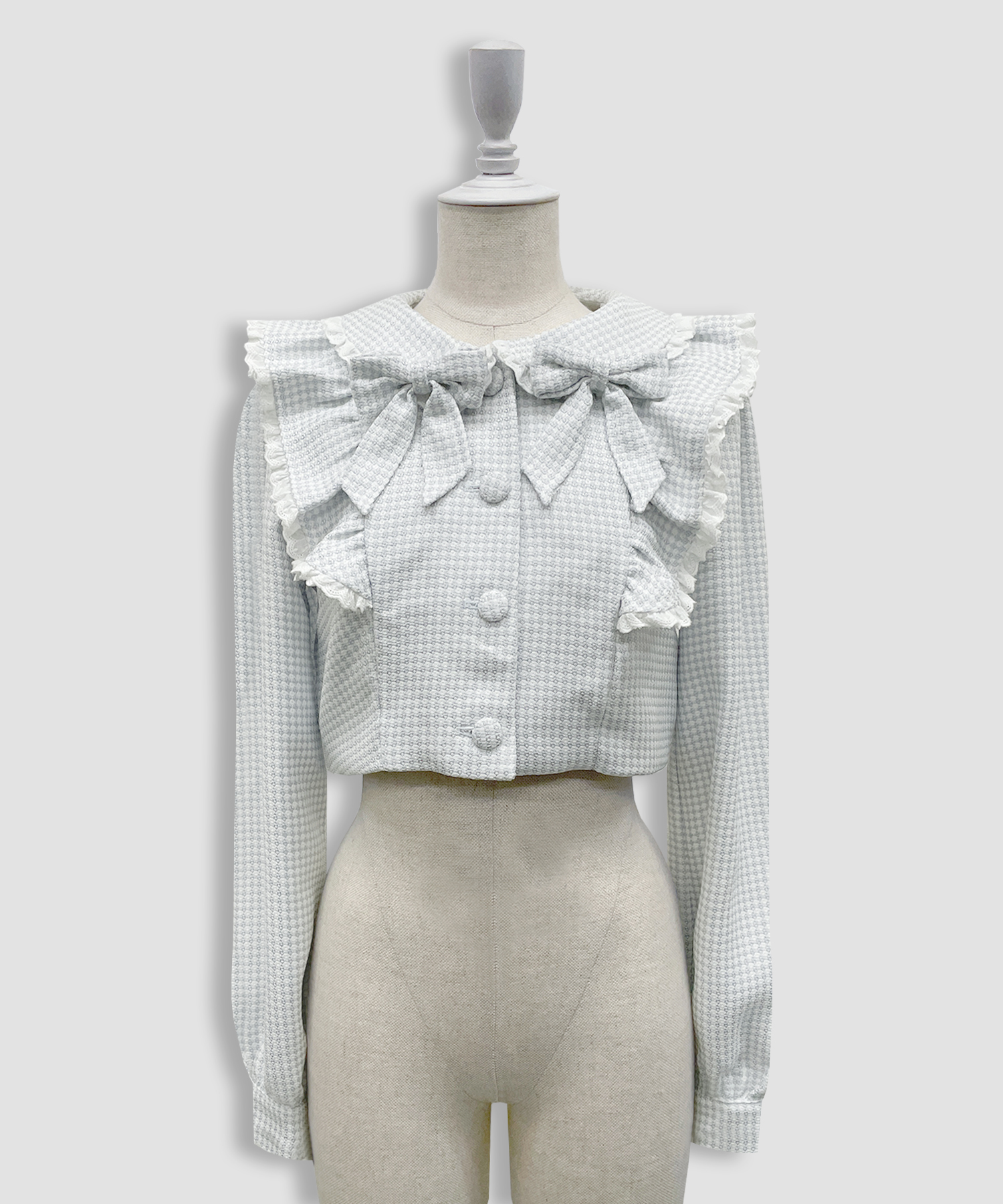 コットンレースツイードセットアップ