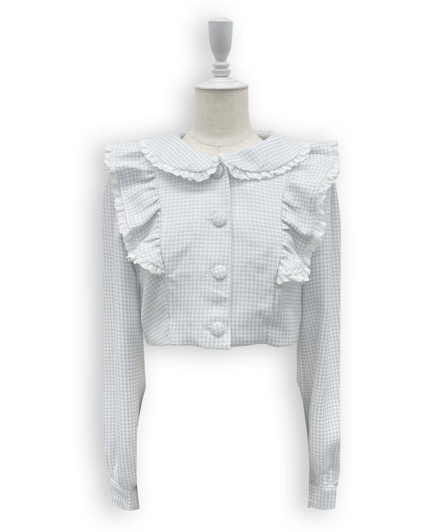 コットンレースツイードセットアップ