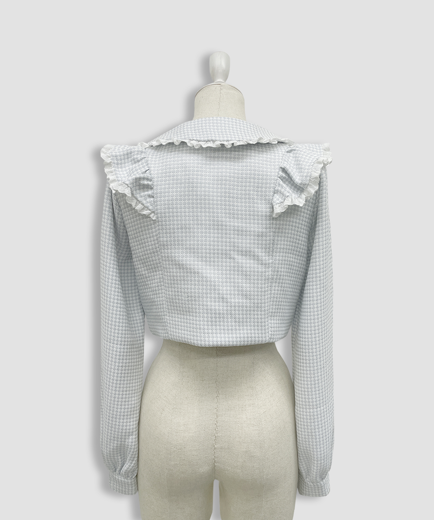 コットンレースツイードセットアップ