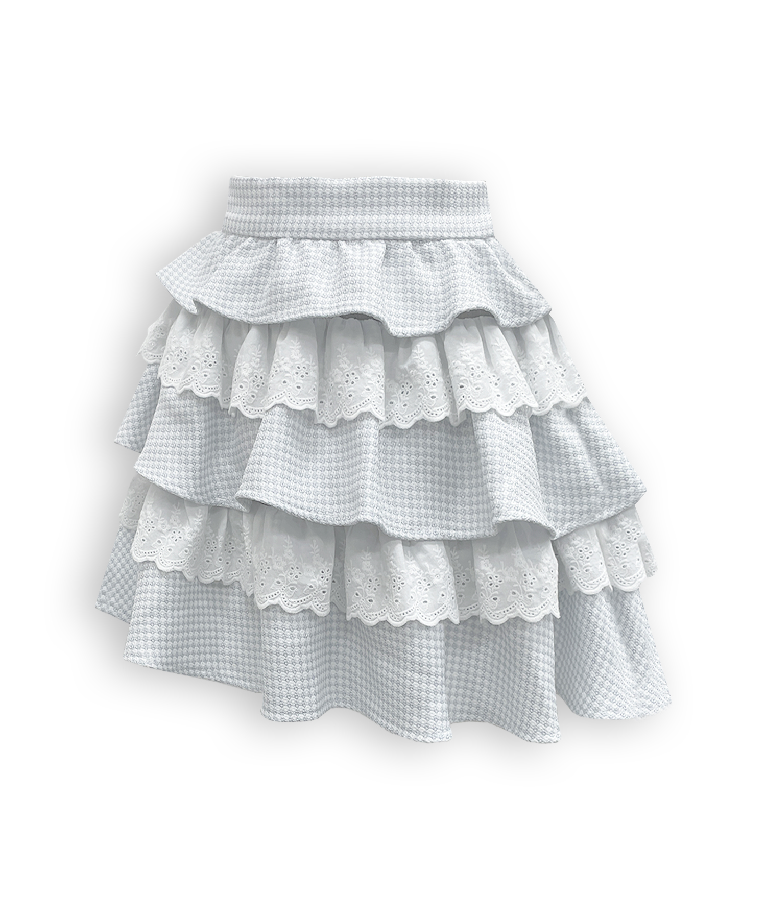 コットンレースツイードセットアップ