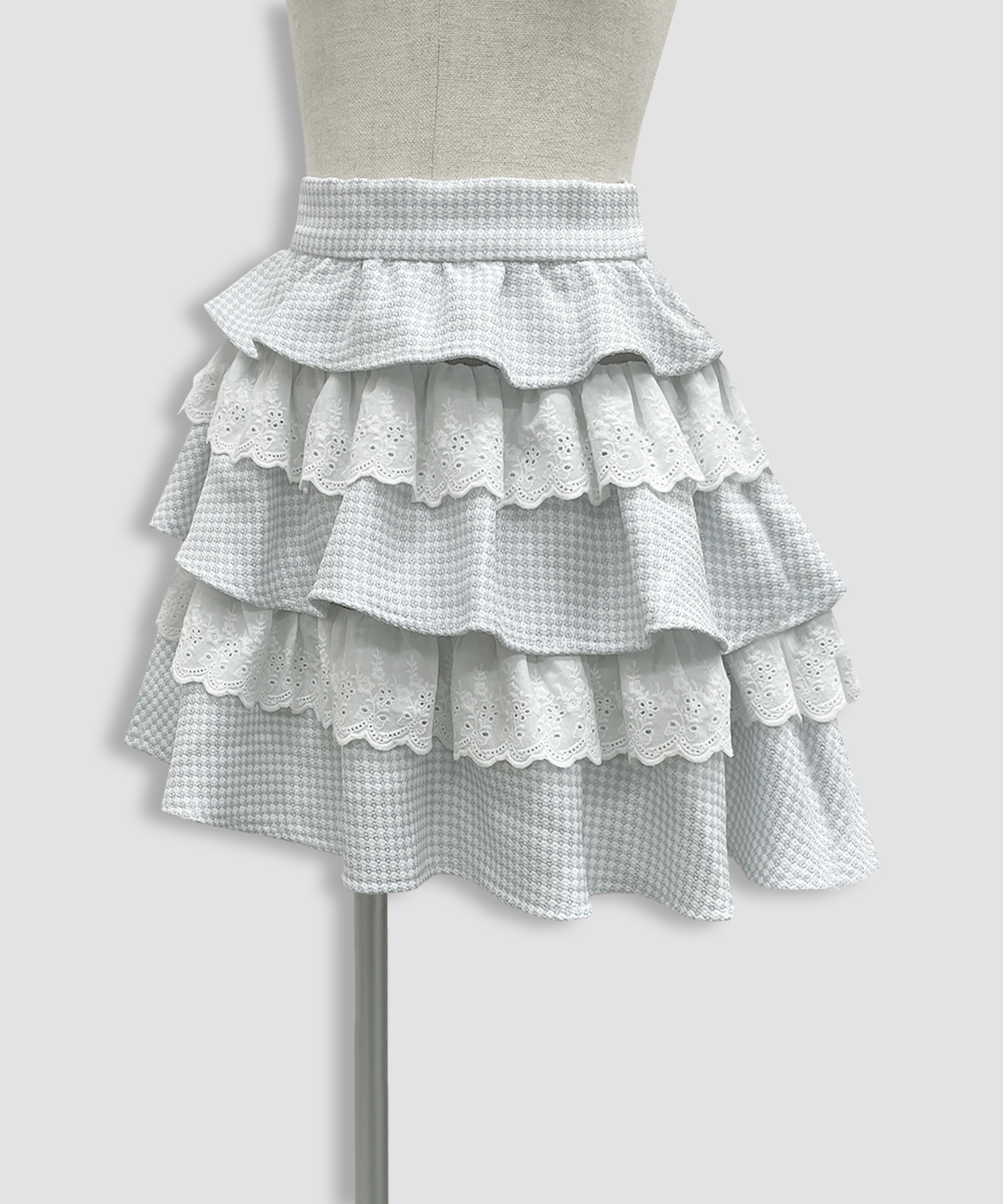 コットンレースツイードセットアップ