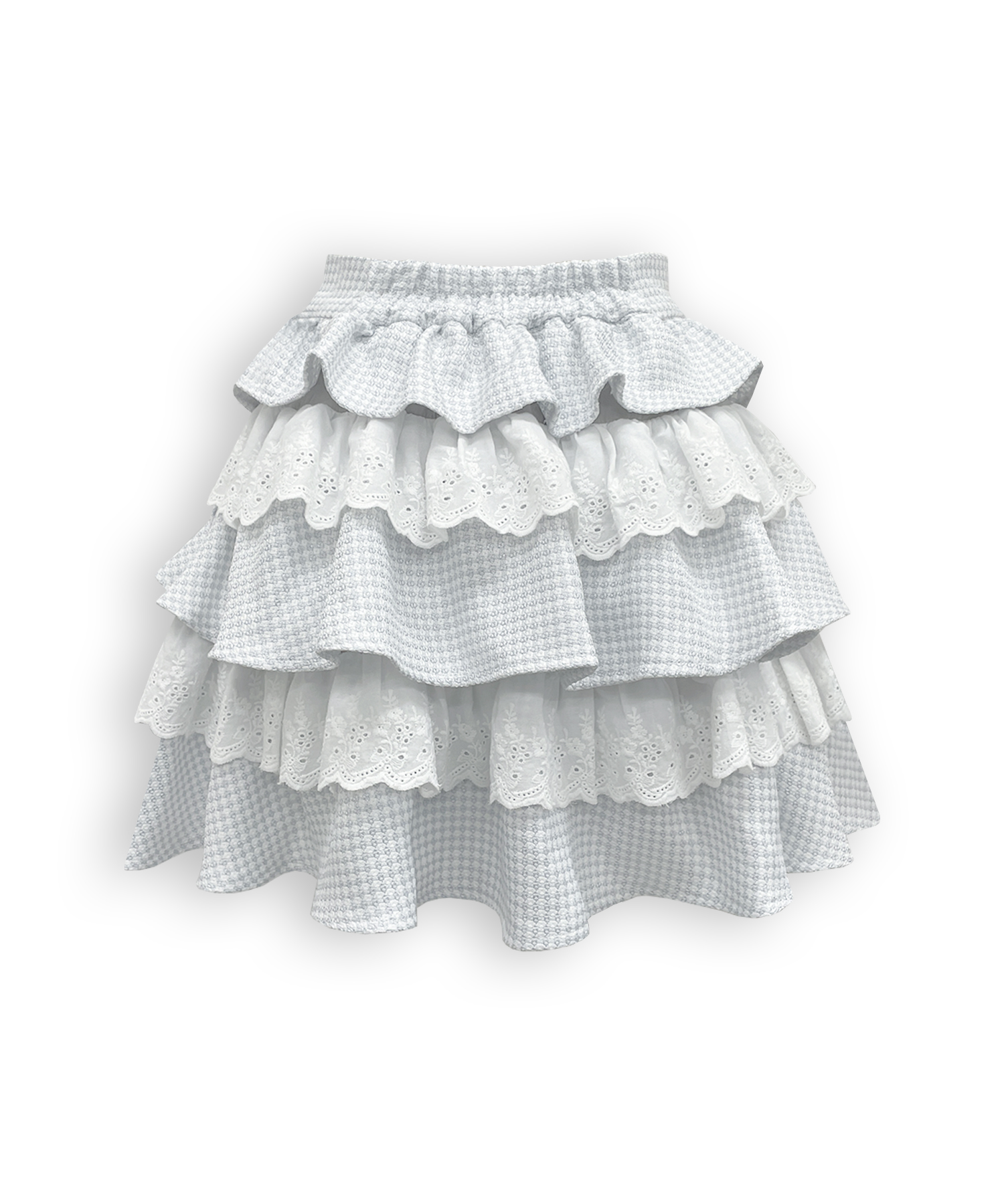 コットンレースツイードセットアップ