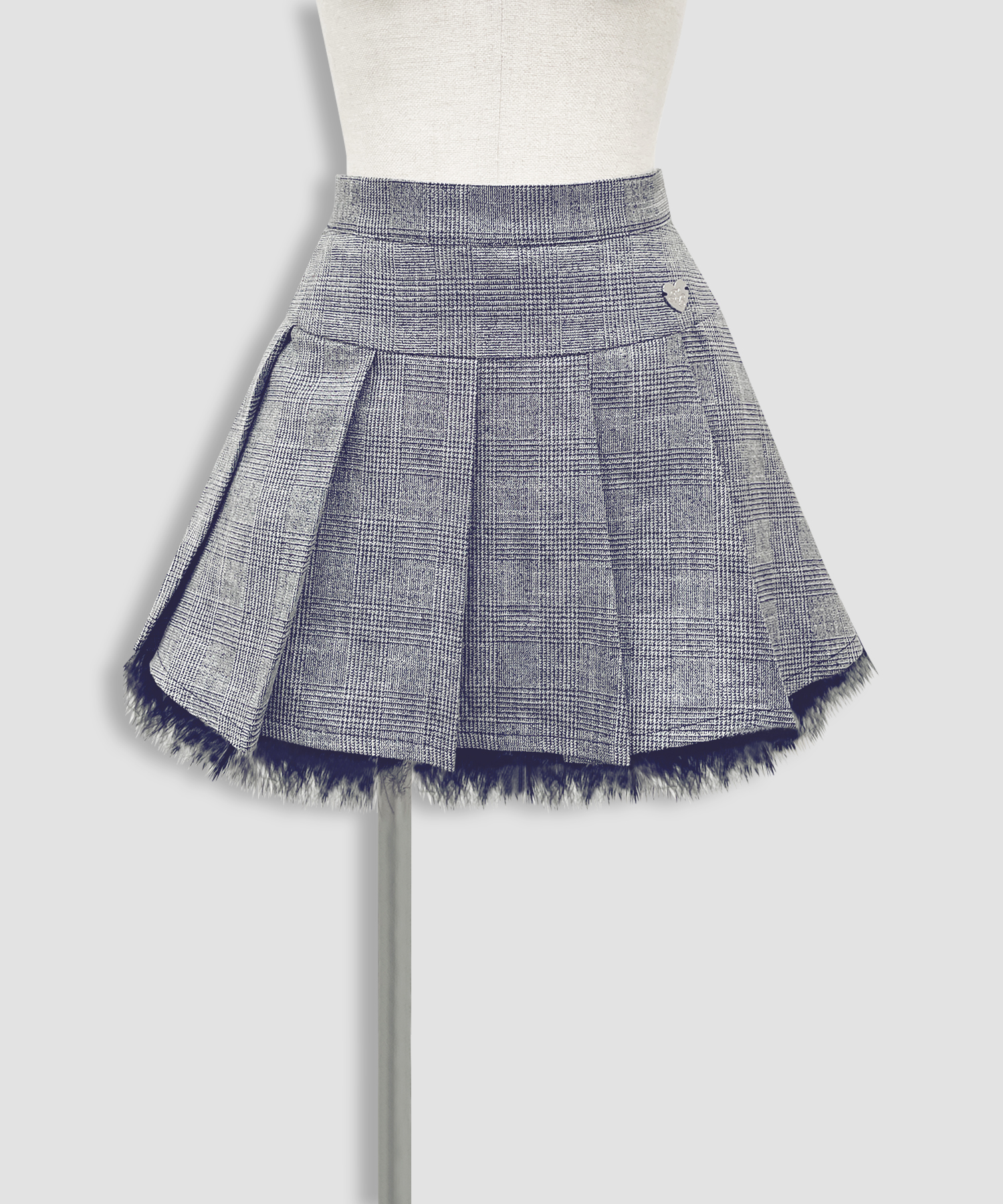 ポイントフェザーラメチェックセットアップ