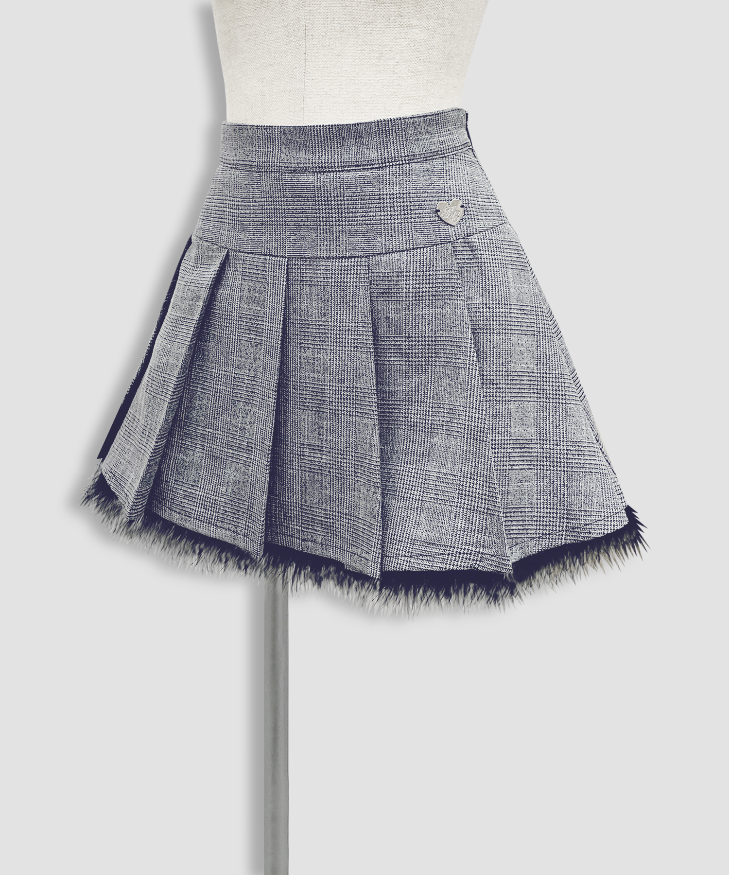 ポイントフェザーラメチェックセットアップ