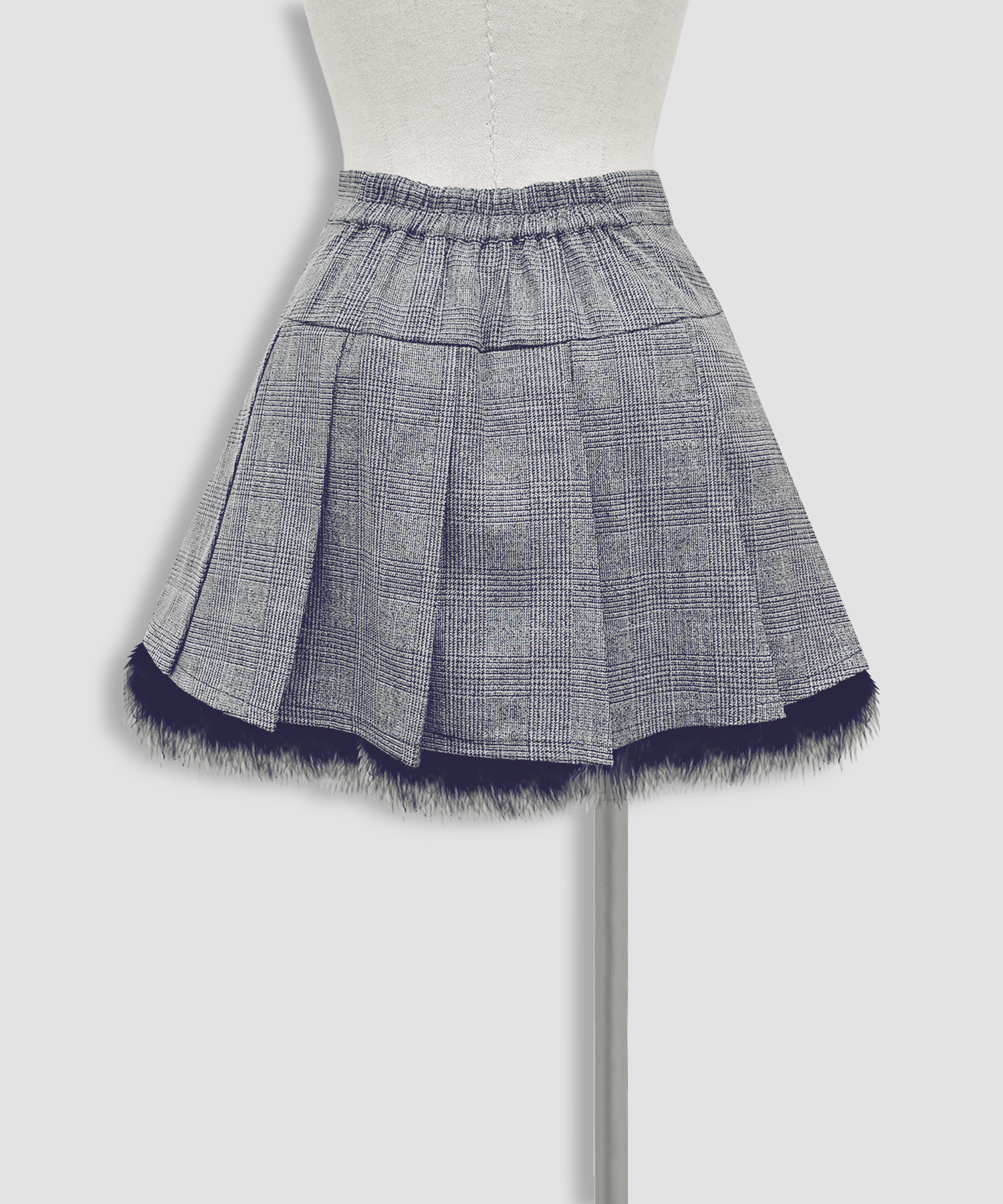 ポイントフェザーラメチェックセットアップ