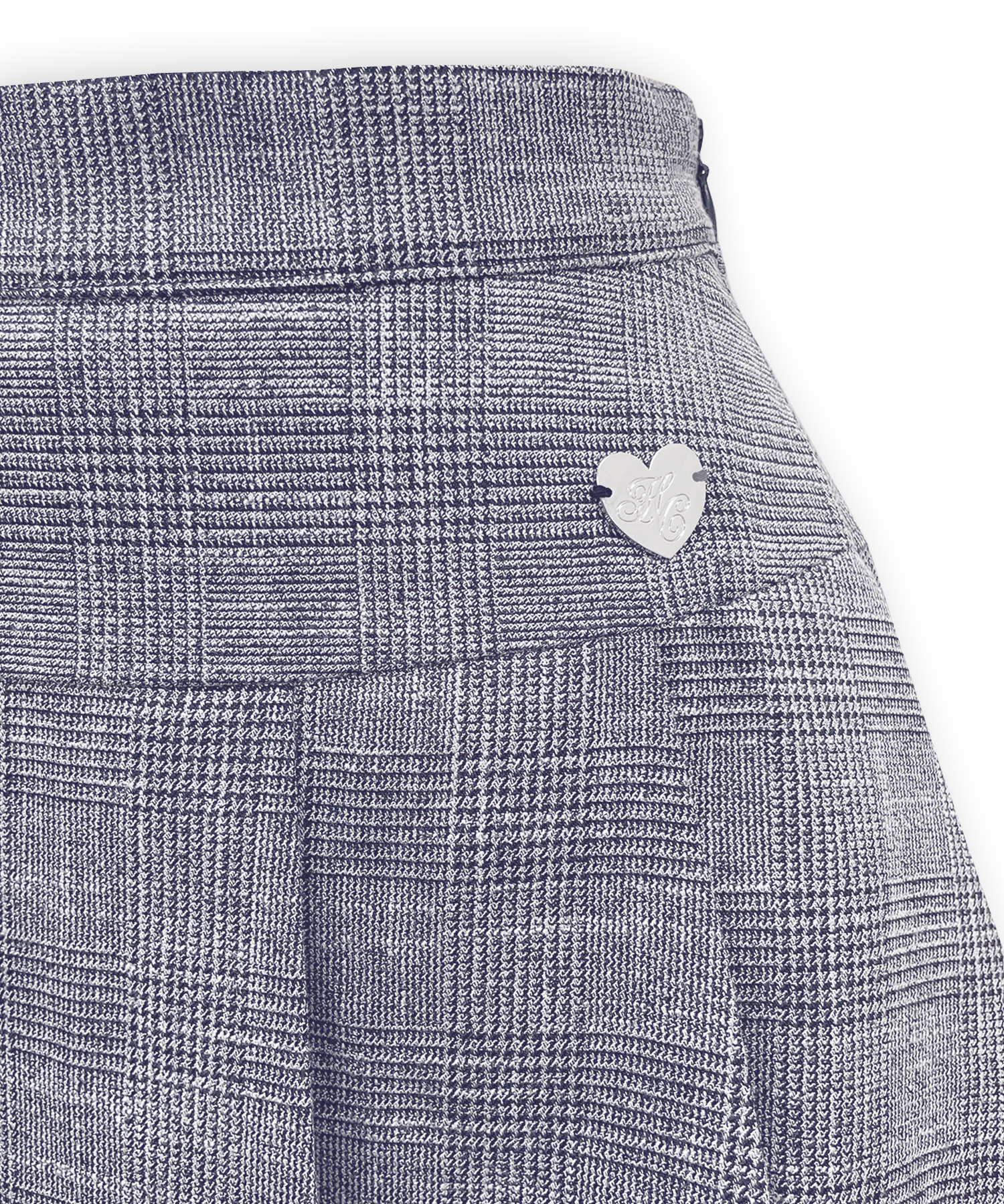 ポイントフェザーラメチェックセットアップ