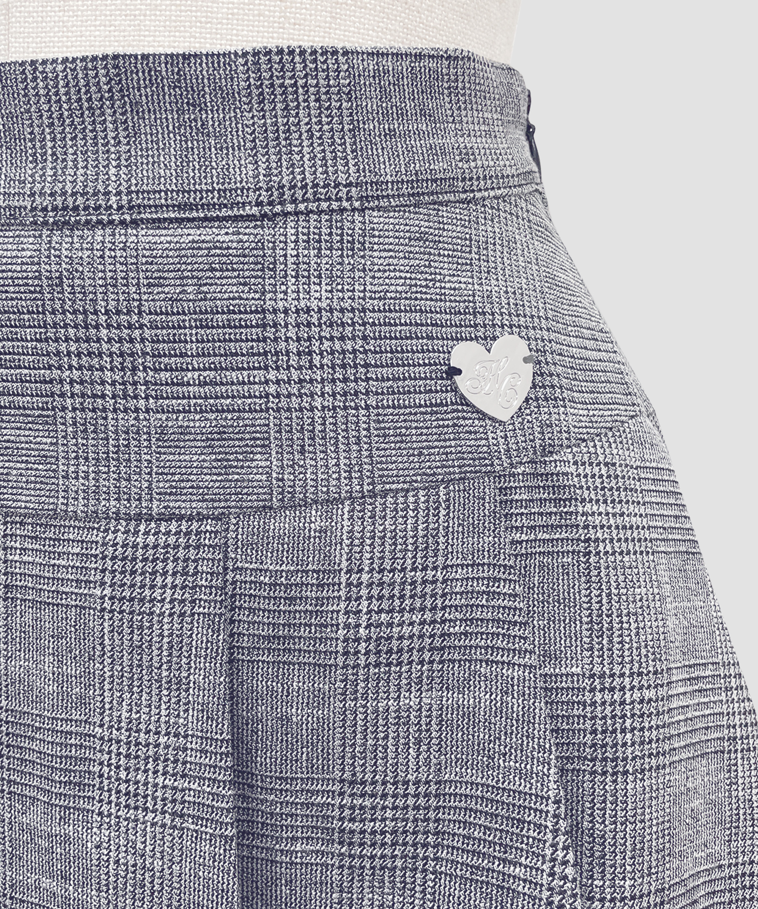 ポイントフェザーラメチェックセットアップ