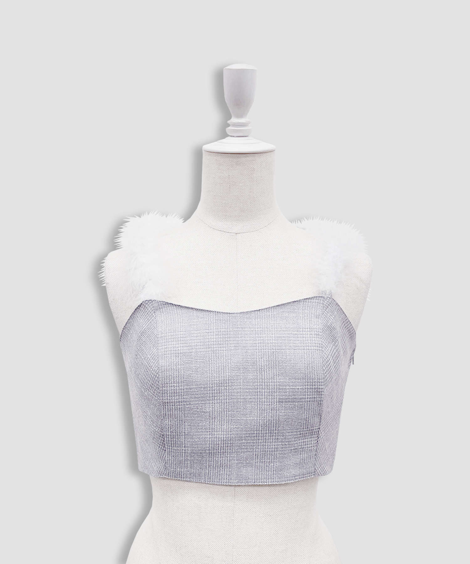 CHATA ✨３点set♡ ポイントフェザーラメチェックセットアップ – BUNNY APARTMENT