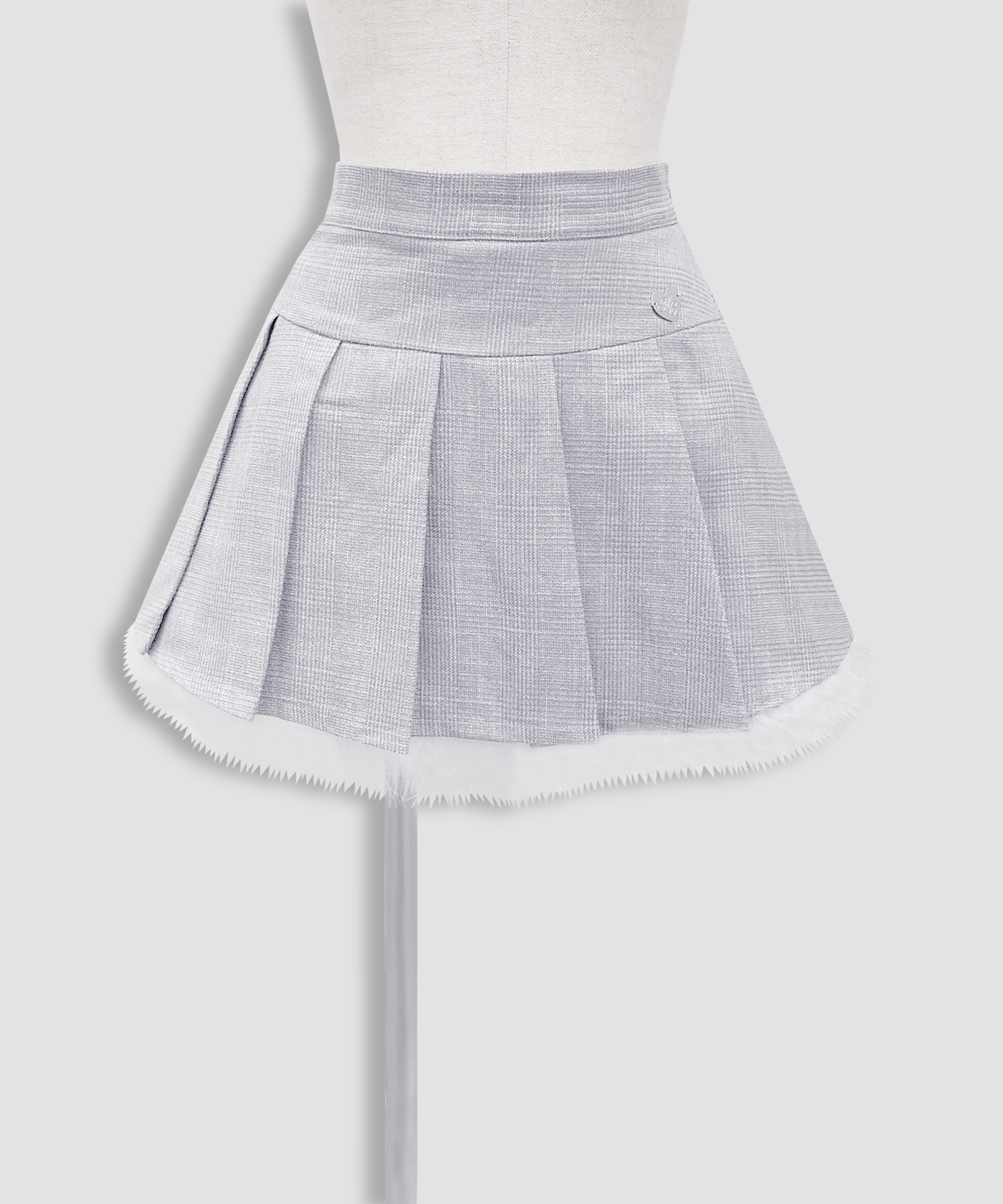 ポイントフェザーラメチェックセットアップ