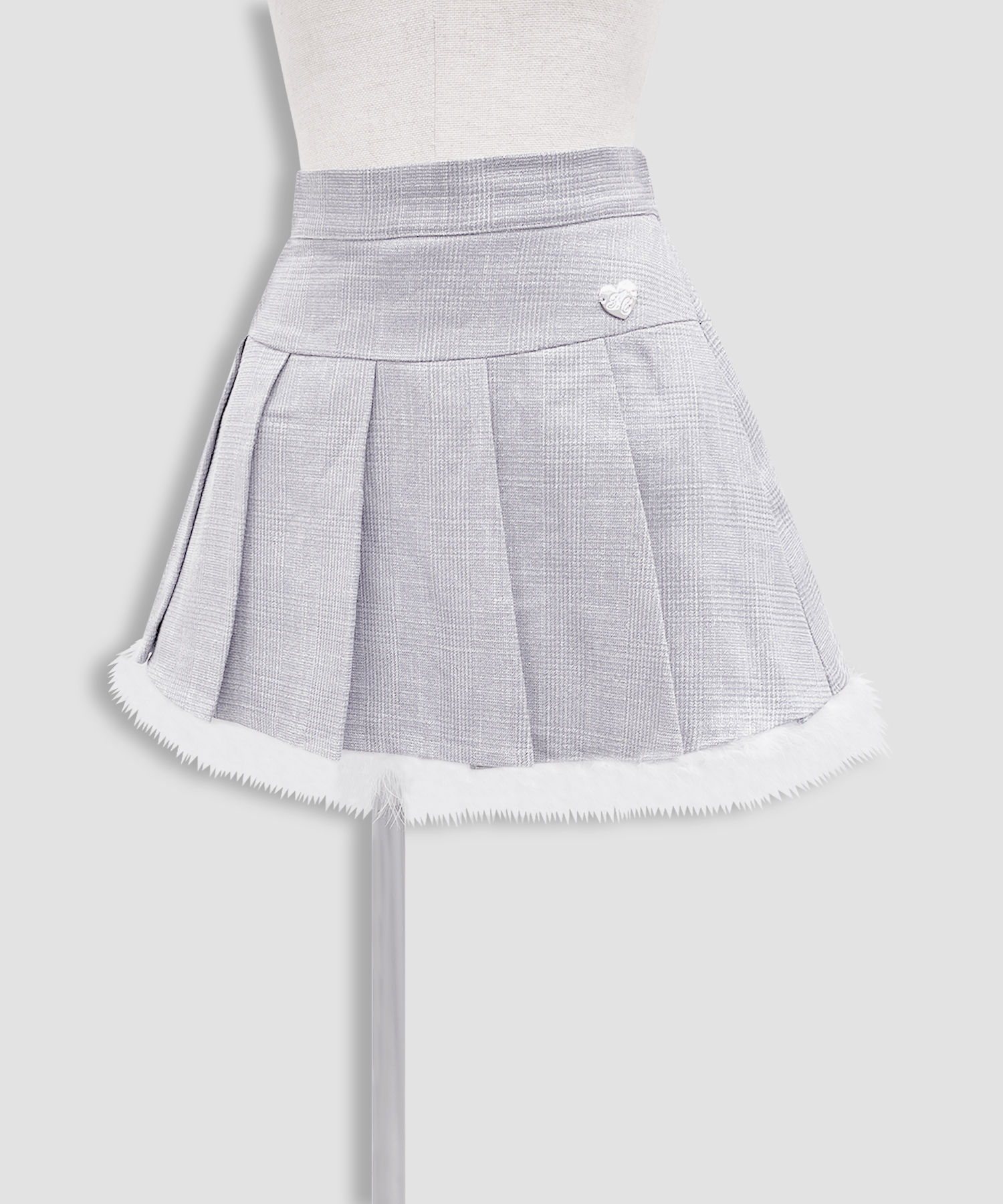 ポイントフェザーラメチェックセットアップ