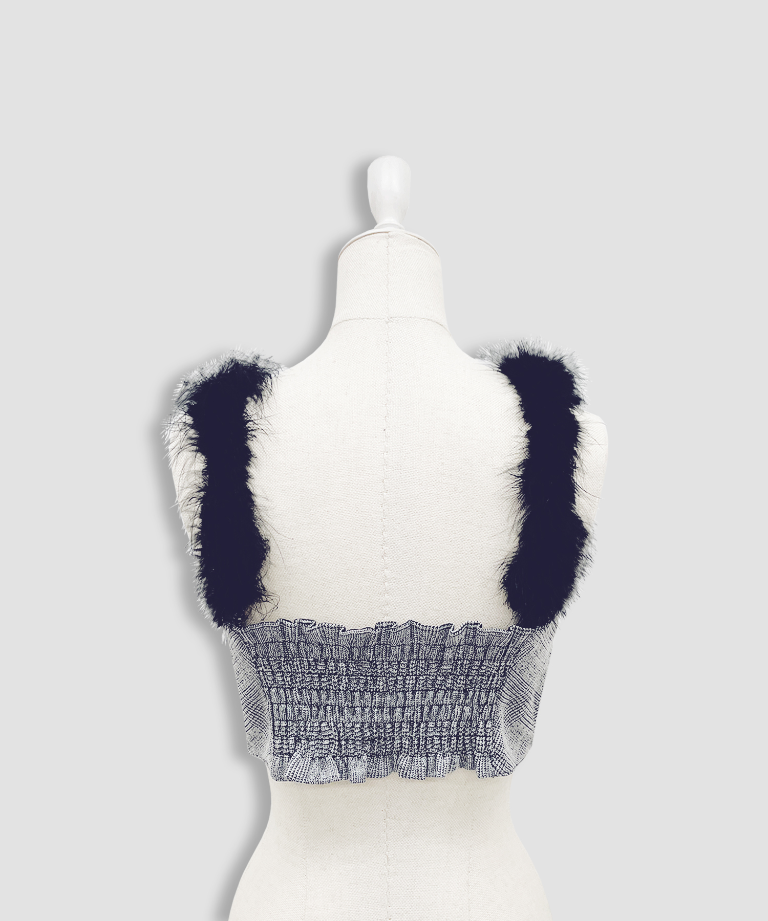 ポイントフェザーラメチェックセットアップ