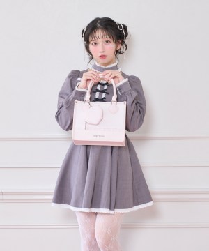 リボンチュールスクエアトート