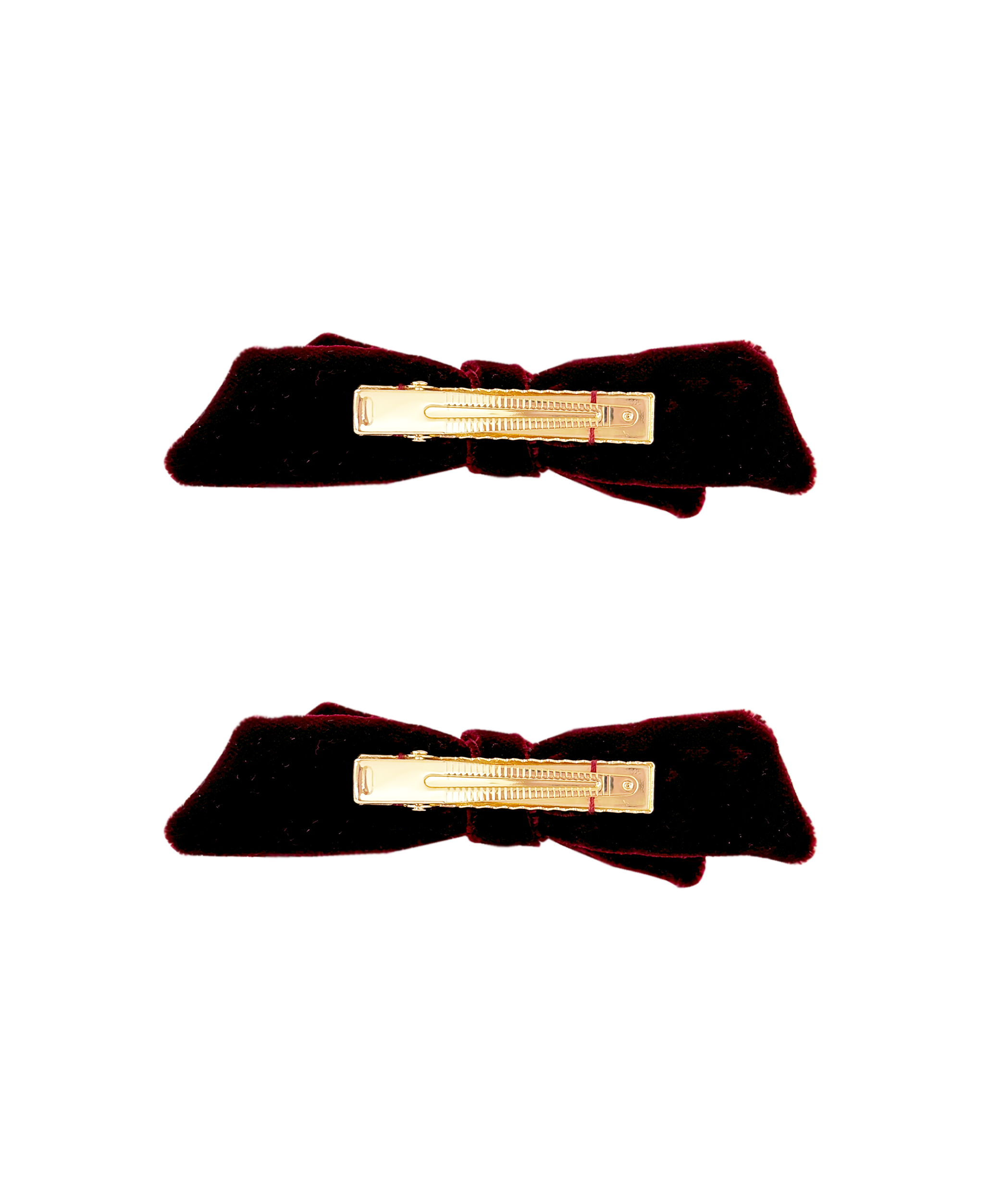 Velvet ribbon hair clip set – BUNNY APARTMENT