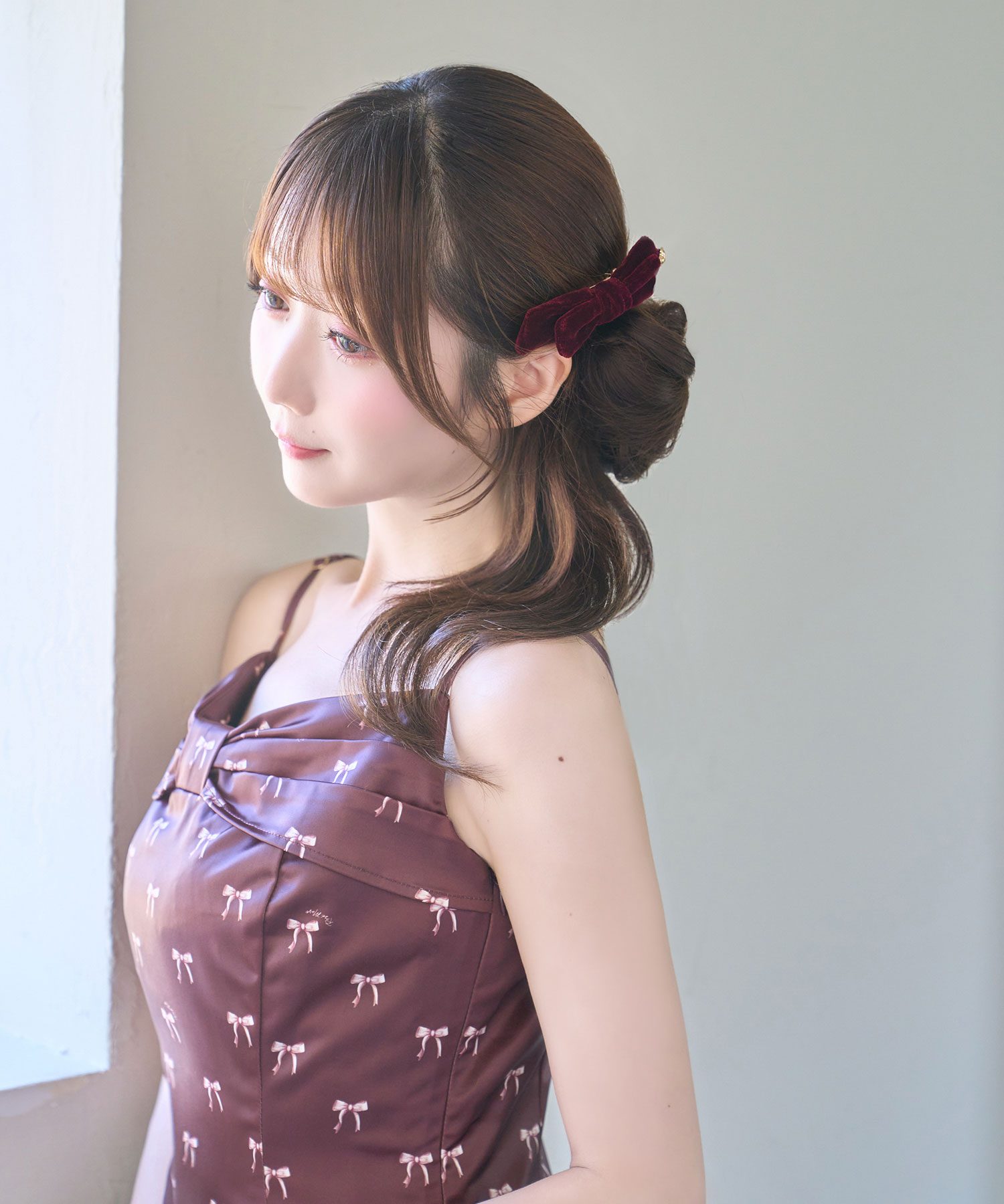 Velvet ribbon hair clip set – BUNNY APARTMENT