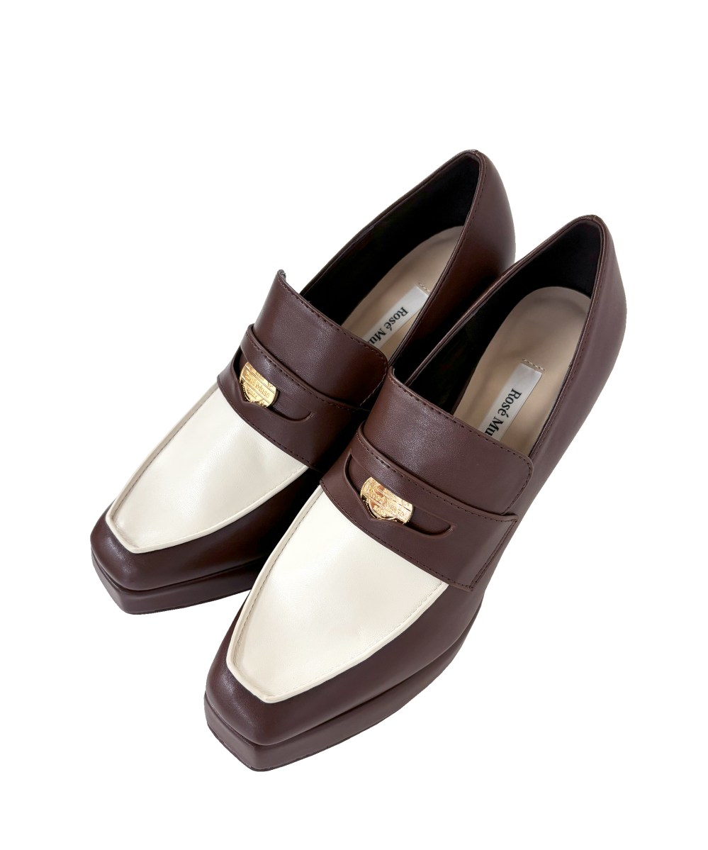 Coin loafer pumps