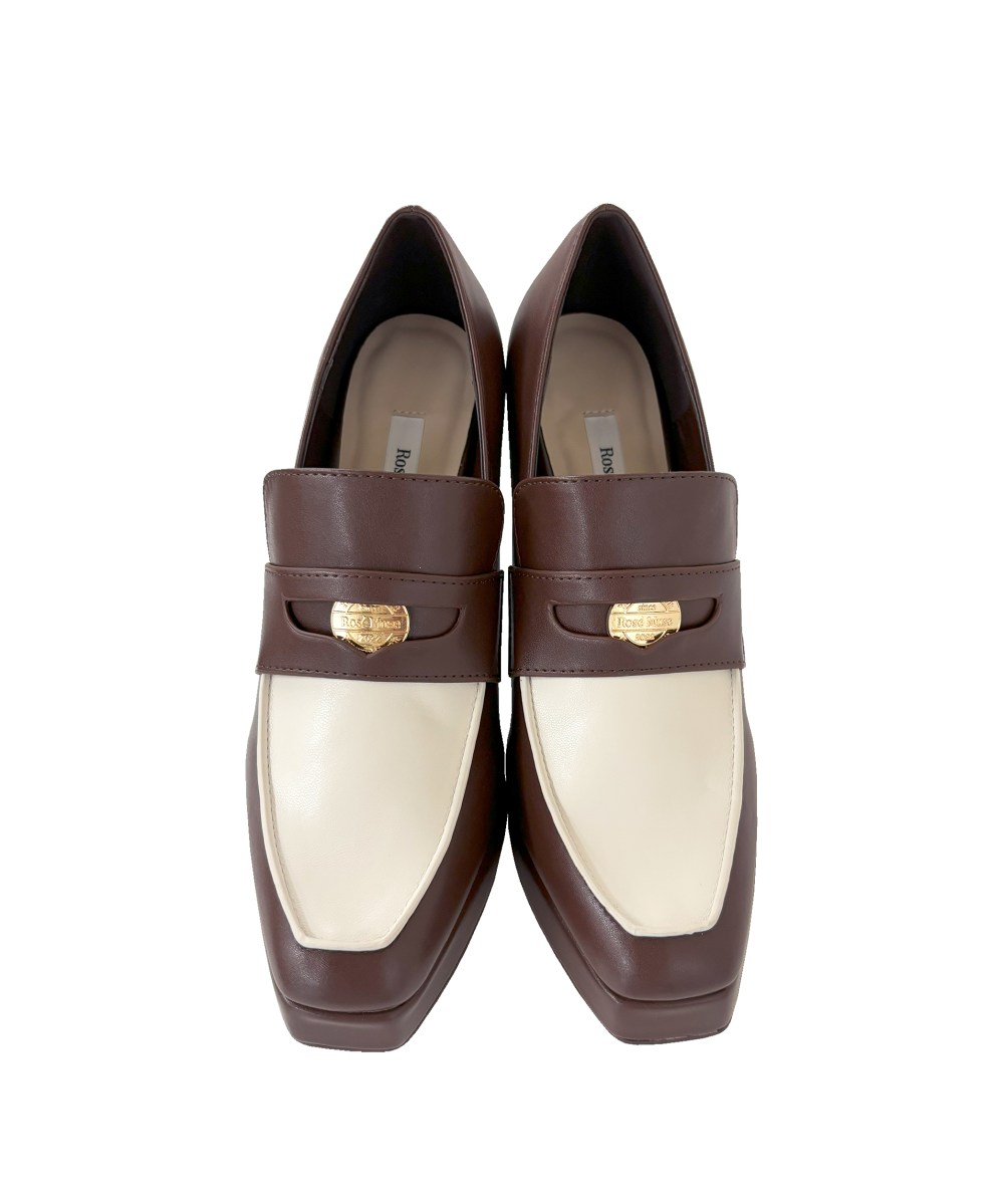 Coin loafer pumps