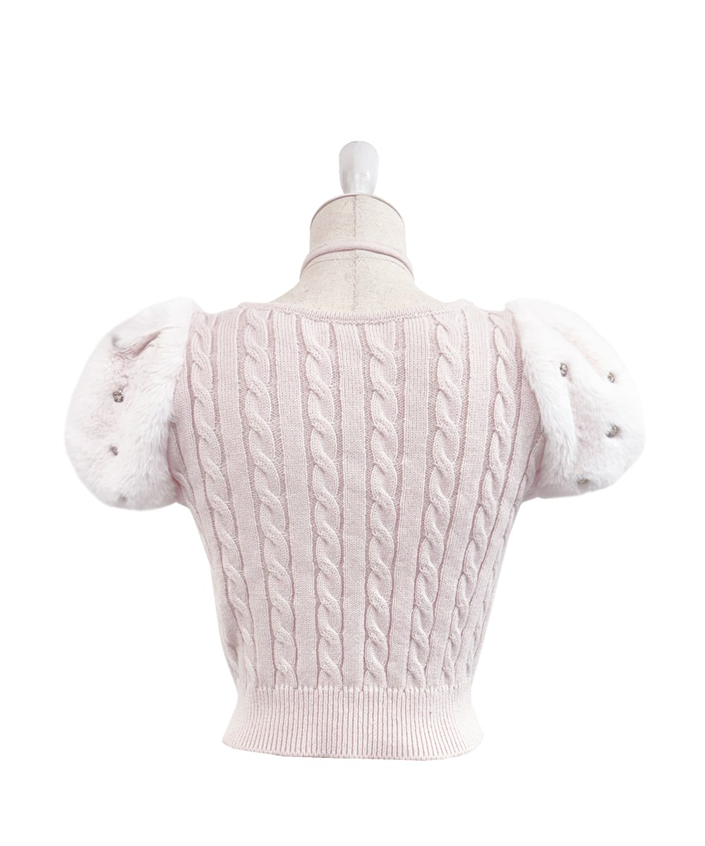 Fur point knit mini set up – BUNNY APARTMENT 