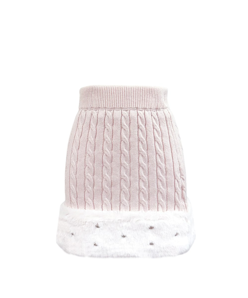 Fur point knit mini set up – BUNNY APARTMENT 