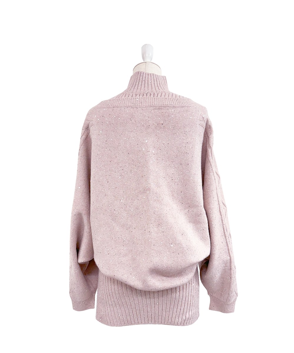 Glitter knit o/p set