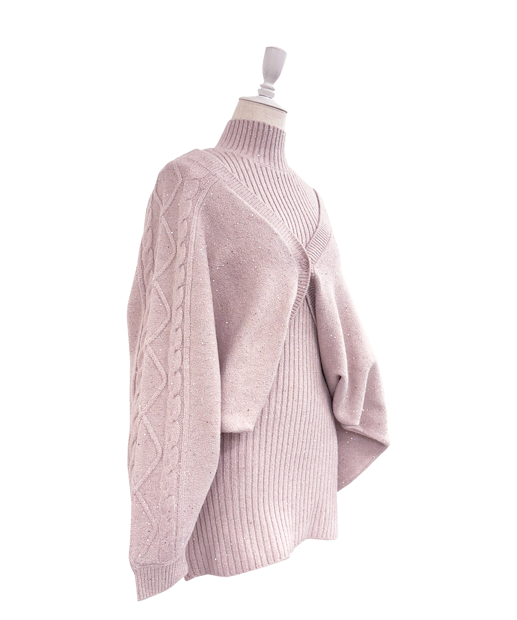 RoseMuse Glitter knit o/p set ロゼミュ Glitter knit o/p set – BUNNY APARTMENT
