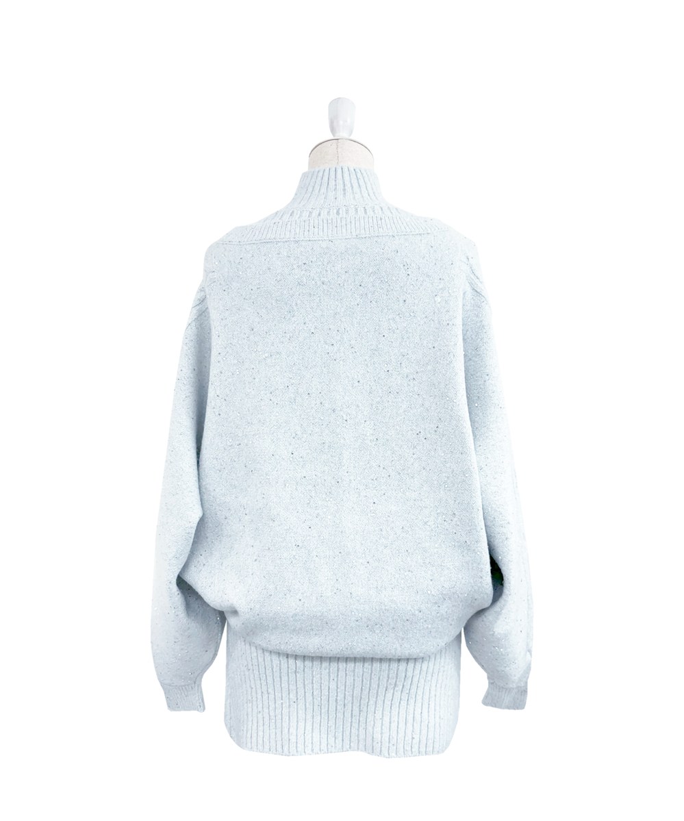 Glitter knit o/p set