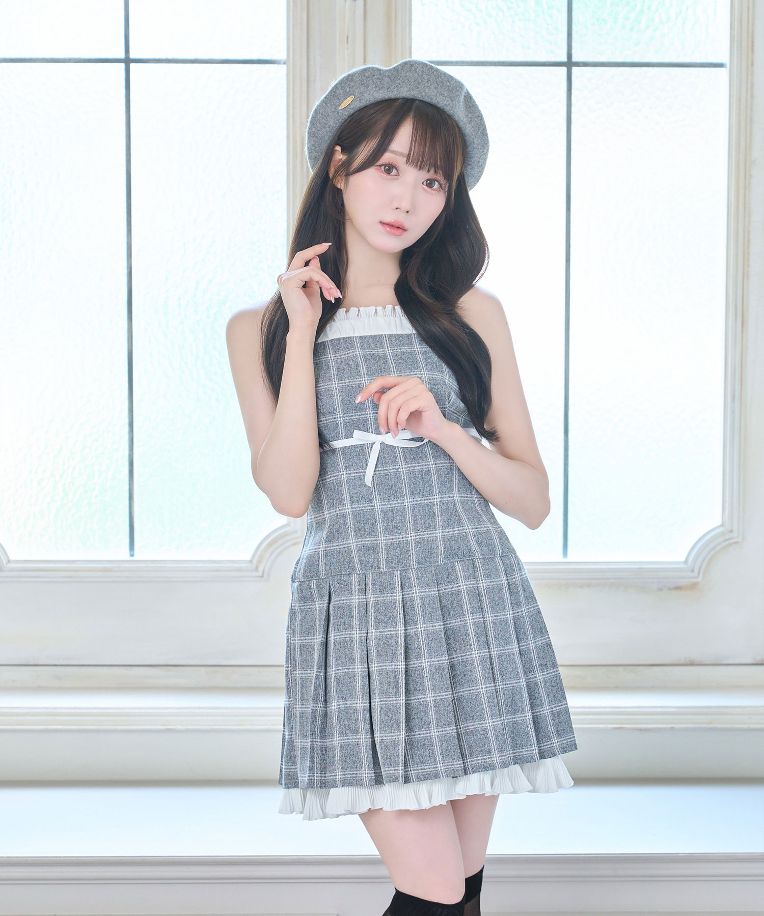 Layered cami mini one piece