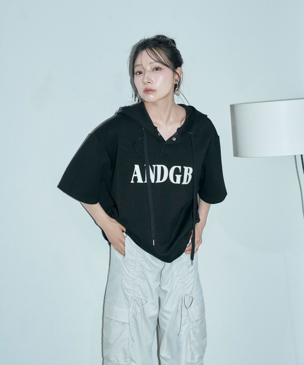 【期間限定】UNISEX ポンチプルパーカー ギャザーリボンカーゴパンツ