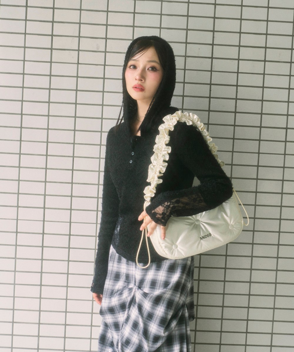 ギャザーパフィーショルダーバッグ