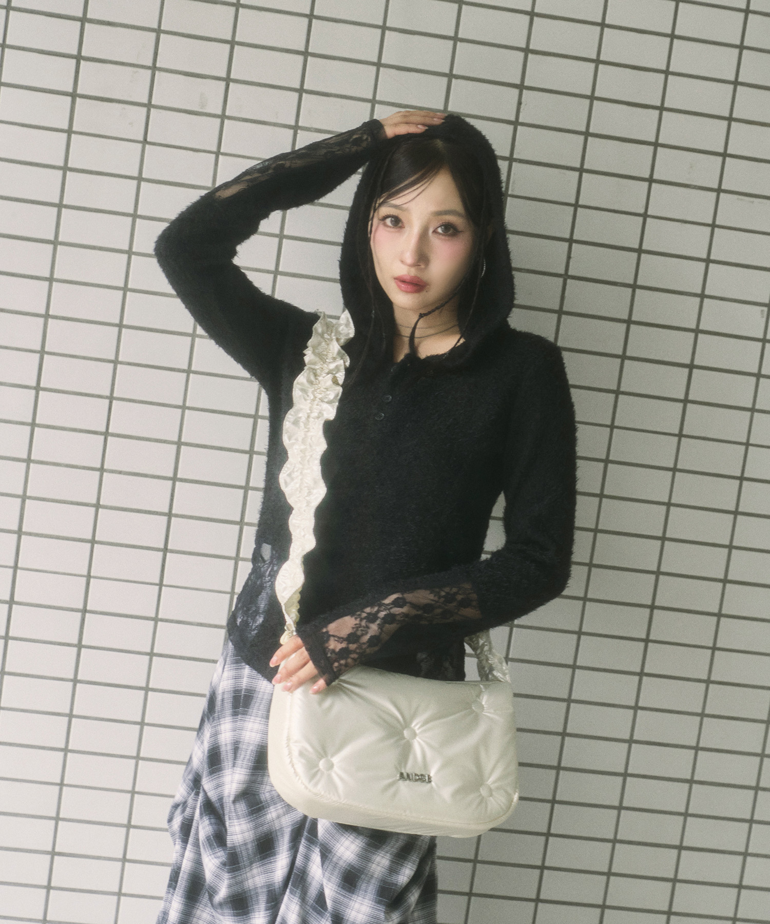 ギャザーパフィーショルダーバッグ