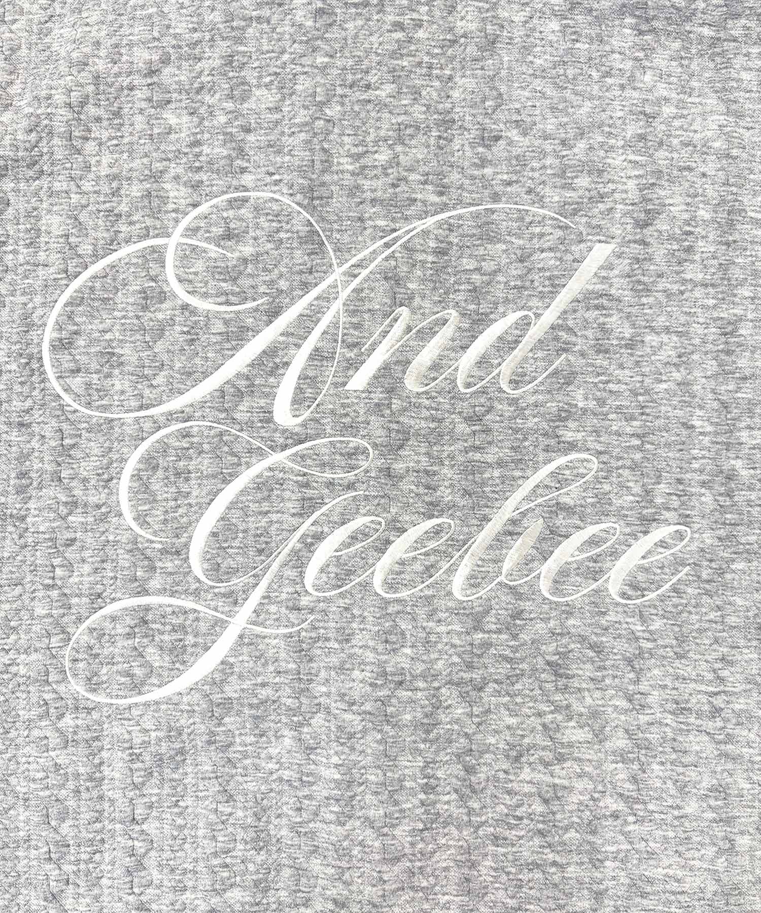 UNISEX カットケーブルジップパーカー