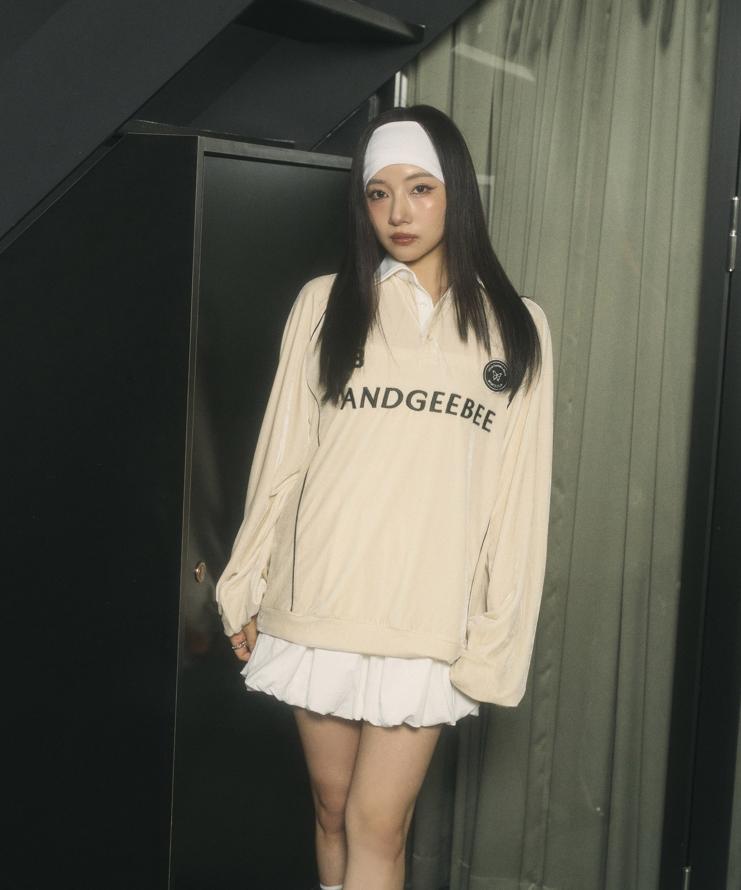 UNISEX パイピングユニフォームトップス