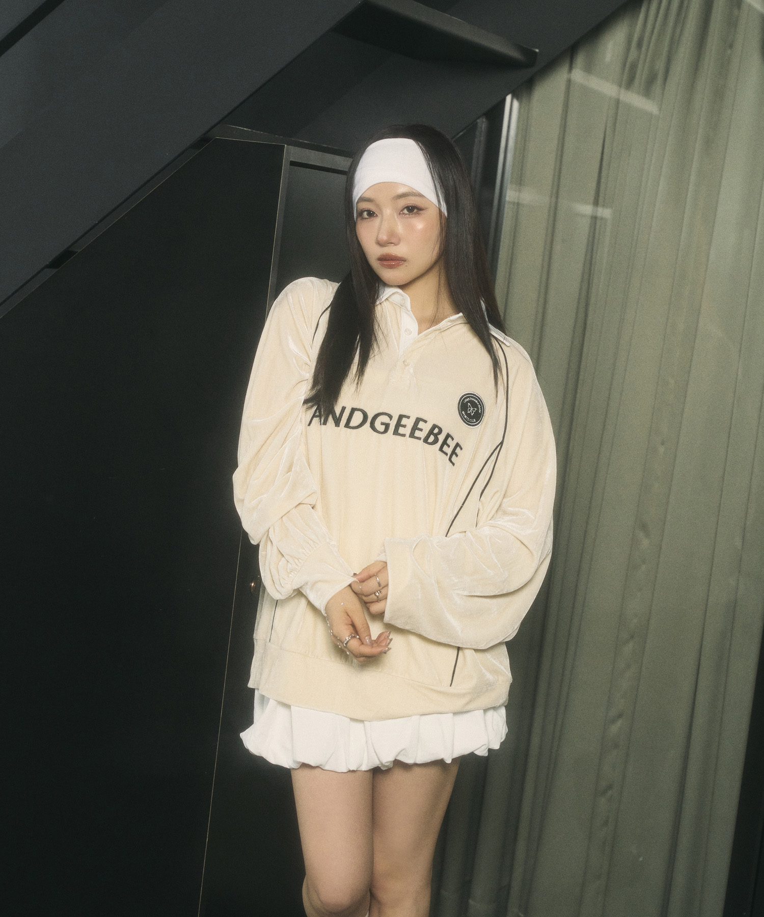 UNISEX パイピングユニフォームトップス