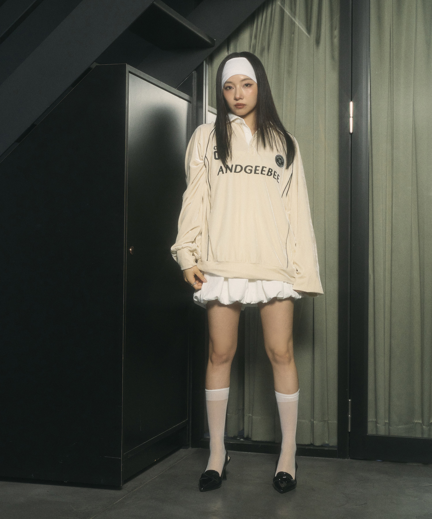 UNISEX パイピングユニフォームトップス