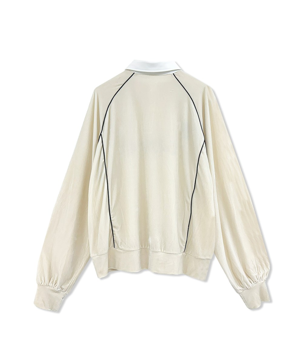 UNISEX パイピングユニフォームトップス