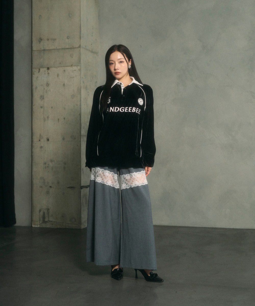 UNISEX パイピングユニフォームトップス