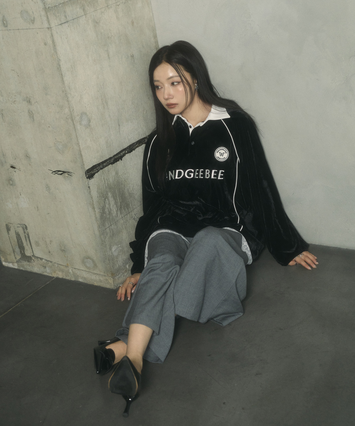 UNISEX パイピングユニフォームトップス