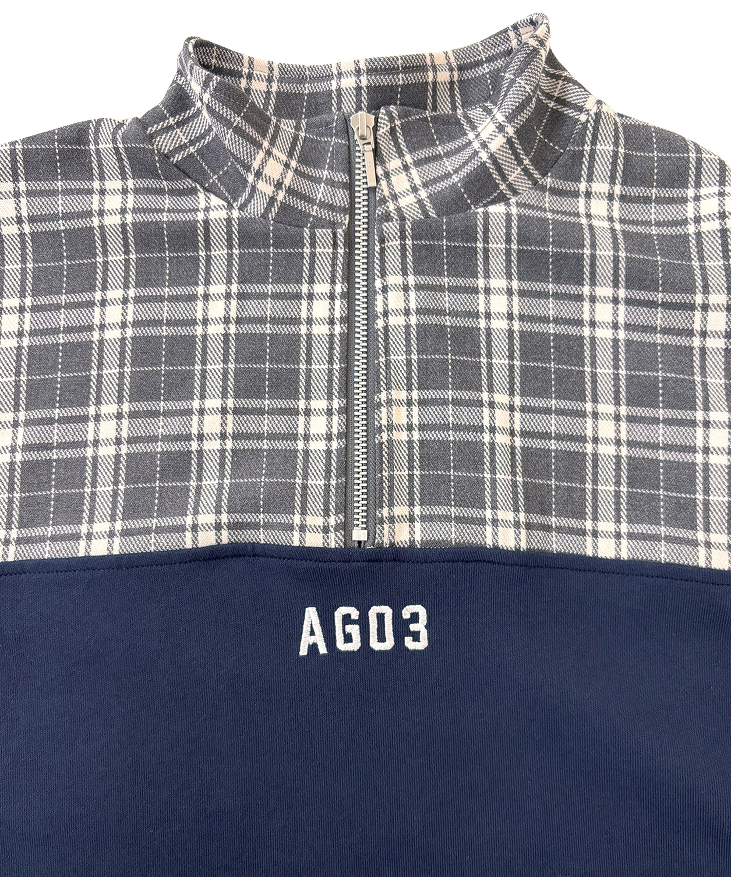 UNISEX チェックドッキングスウェット