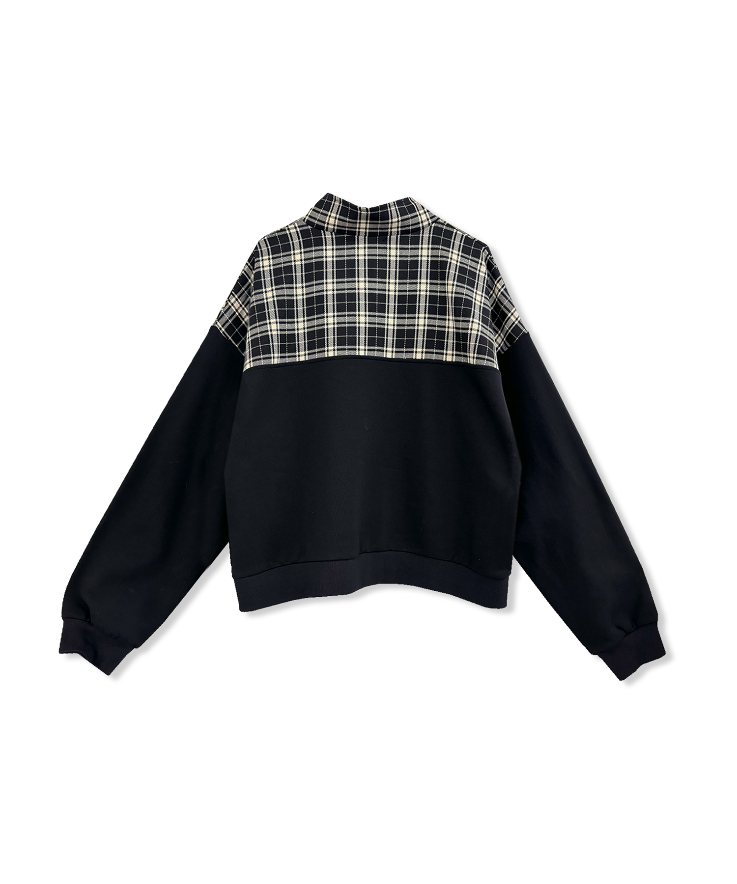 UNISEX チェックドッキングスウェット