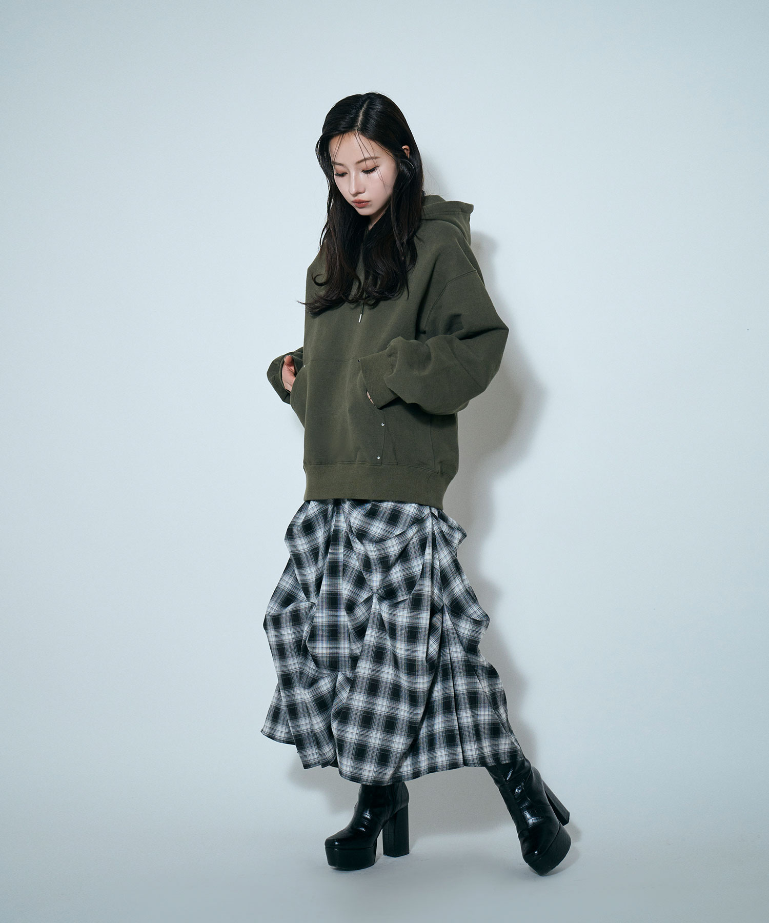 チェックランダムピックスカート – BUNNY APARTMENT